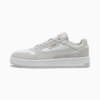 Court Classic Suede Sneakers Unisex, PUMA White-Glacial Gray-PUMA Gold, small
