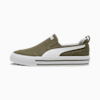 Court Classic Vulc Slip-On Sneakers Unisex, Loden Green-PUMA White, small-PHL
