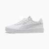 Sepatu Sneaker Carina 3.0 Wanita, PUMA White-Silver Mist, small-IDN