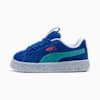 Sneakers Suede XL Parachute Landing per bimbi ai primi passi, Vivid Blue-Aquatic, small