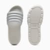 Karmen Puffy Aqua Metallics Slides Damen, PUMA Silver-Feather Gray, small