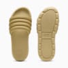 Karmen Puffy Aqua Metallics Slides Women, PUMA Gold-Light Sand, small