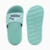 Cool Cat 2.0 Daisies Slides Kids, Safe Lake-Blue Crystal-PUMA White-Almost Apricot, small