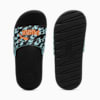 Cool Cat Poised 2 Race Slides Youth, PUMA Black-Orange Glo-Safe Lake, small