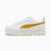 Sneakers Mayze Lux Femme, PUMA White-Archive Gold, small