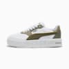 Cali Court Luxe Women's Sneakers, PUMA White-Loden Green, small-AUS