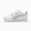 ST Runner v4 Glitter Sneakers Kids, PUMA White-PUMA Silver-Cool Light Gray, small