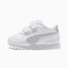 Dziecięce sneakersy ST Runner v4 Glitter, PUMA White-PUMA Silver-Cool Light Gray, small