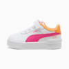 Jola Colorful Rainbow Sneakers Toddlers, PUMA White-Glowing Pink-Clementine, small