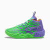 PUMA HOOPS x TMNT MB.04 RD Basketball Shoes Kids, Dark Amethyst-PUMA Red-Fluro Green Pes, small
