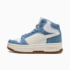 Rebound Femme Mid Suede Women's Platform Sneakers, PUMA White-Frosted Ivory-Cool Blue, small