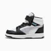 Rebound V6 Mid Space Belle Sneakers Toddlers, PUMA Black-Lilac Crush-PUMA White, small