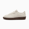 Sneaker beige PUMA Palermo da uomo con suola marrone e tomaia scamosciata.