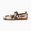 Speedcat Ballet sneakers met koeienprint voor dames, Chocolate Brown-Warm White, small