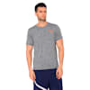 Training Men's Essential Puretech Heather T-Shirt, Dark Gray Heather, small-SEA