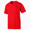 Training Men's Essential Puretech Heather T-Shirt, Flame Scarlet Heather, small-SEA