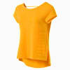 Active Training Women's Dancer Draped T-Shirt, ultra yellow heather-swirl, small-SEA