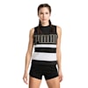 Varsity Sleeveless Women's Hoodie, Puma Black, small-SEA