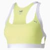 THERMO R+ Women's Training Bra, Sunny Lime-Puma White, small-SEA