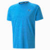 Heather Short Sleeve Men's Training Tee, Nrgy Blue Heather, small-SEA