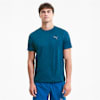 Favourite Heather Men's Running Tee, Digi-blue Heather, small-SEA