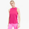 Mesh Panel Women's Training Tank Top, Luminous Pink, small-SEA