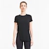 Studio Lace Short Sleeve Women's Training Tee, Puma Black, small-SEA