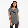 Favourite Heather Cat Women's Training Tee, Charcoal Heather-Puma Cat, small-SEA
