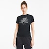Performance Slogan Short Sleeve Women's Tee, Puma Black-Silver Do You, small-SEA