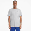 Graphic Short Sleeve Men's Training Tee, Gray Violet, small-SEA