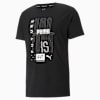 Performance Graphic Men's Training Tee, Puma Black, small-SEA