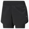 Favorite 2-in-1 Women's Woven Running Shorts, Puma Black, small-SEA