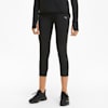 Favourite Women's 3/4 Running Leggings, Puma Black, small-THA