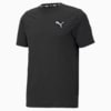 Favourite Heather Short Sleeve Men's Running Tee, Puma Black Heather, small-THA