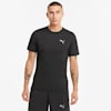 Favourite Heather Short Sleeve Men's Running Tee, Puma Black Heather, small-THA