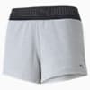 Elastic 3" Women's Training Shorts, Light Gray Heather, small-SEA