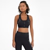 Front Zip Women's High Impact Bra, Puma Black, small-SEA