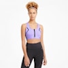 Front Zip Women's High Impact Bra, Light Lavender, small-SEA