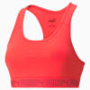 Mid Elastic Padded Women's Training Bra, Sunblaze, small-PHL