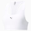 Mid 4Keeps Graphic Women's Training Bra, Puma White-small black cat, small-AUS