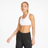 Mid 4Keeps Graphic Women's Training Bra, Puma White-small black cat, small-AUS
