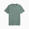 Performance Cat Men's Training Tee, Eucalyptus, small-NZL