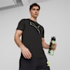 Performance Cat Men's Training Tee, PUMA Black-Yellow Burst, small-NZL