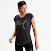 Performance Heather Cat Training Tee Women, Dark Gray Heather, small-THA