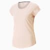 Performance Heather Cat Training Tee Women, Rose Dust Heather, small-SEA
