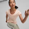 เสื้อออกกำลังผู้หญิง Performance Heather Cat, Rose Dust Heather, small-THA
