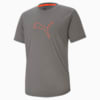 Logo Short Sleeve Men's Running Tee, CASTLEROCK, small-SEA