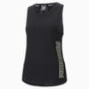 Logo Women's Training Muscle Tank, Puma Black-multi print, small-SEA