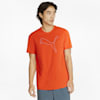 Performance Cat Men's Training Tee, Cherry Tomato, small-SEA