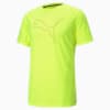 Performance Cat Men's Training Tee, Yellow Alert, small-SEA